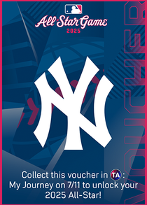TA: My Journey Yankees 2025 All-Star Voucher